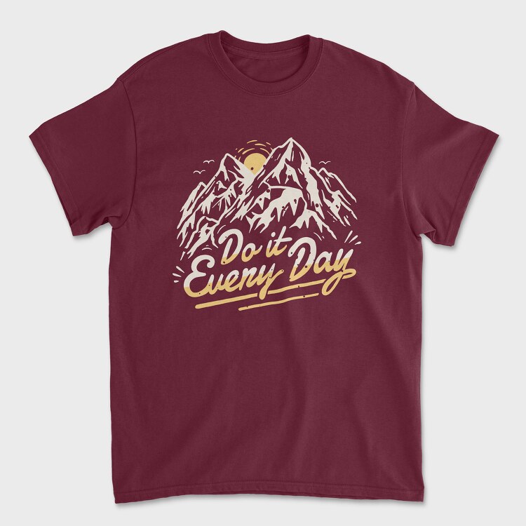 Tricou Barbati (Unisex), Mountain Quote