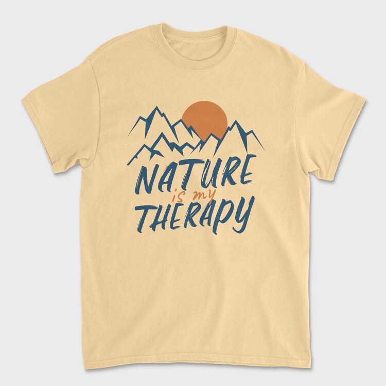 Tricou Barbati (Unisex), Nature Is My Therapy