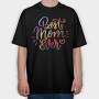 Pride Themed Best Mom, Tricou Oversize Barbati (Unisex)