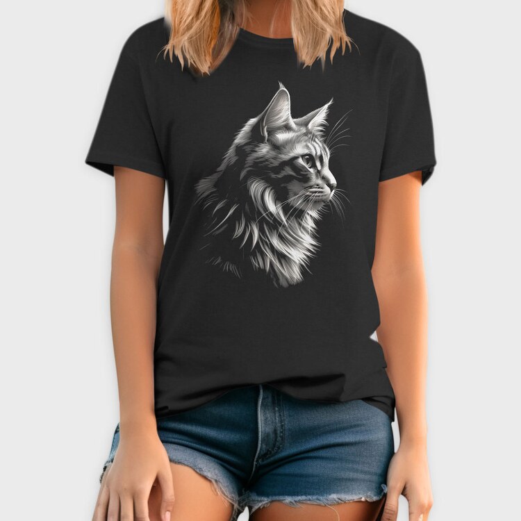 Profile Cat, Tricou Barbati (Unisex)
