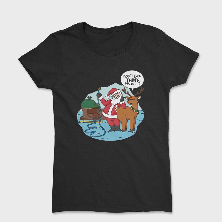 Tricou Femei, Naughty Santa