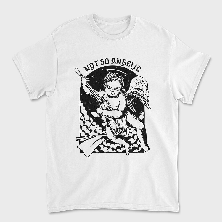 Tricou Barbati (Unisex), Not So Angelic