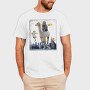 Angel Cats Surreal Collage, Tricou Barbati (Unisex)