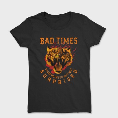 Tricou Femei, Old School Tiger Bad Times