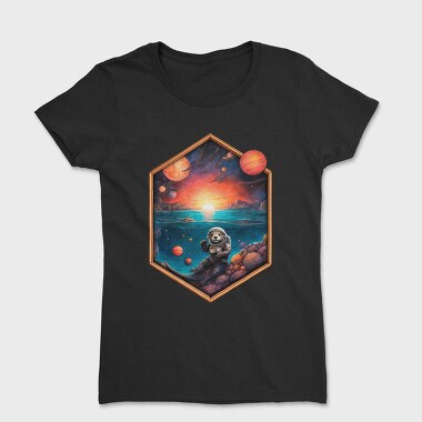 Tricou Femei, Otter Astronaut