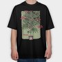 Cannabis Plant Chart Nature Weed, Tricou Oversize Barbati (Unisex)