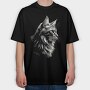 Profile Cat, Tricou Oversize Barbati (Unisex)