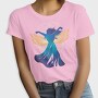 Angel Woman Fantasy Flower Of Life, Tricou Femei