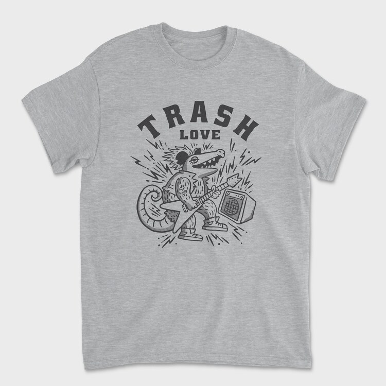 Tricou Barbati (Unisex), Possum Trash Love