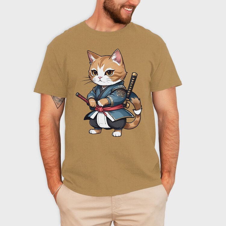 Ninja Cat, Tricou Barbati (Unisex)