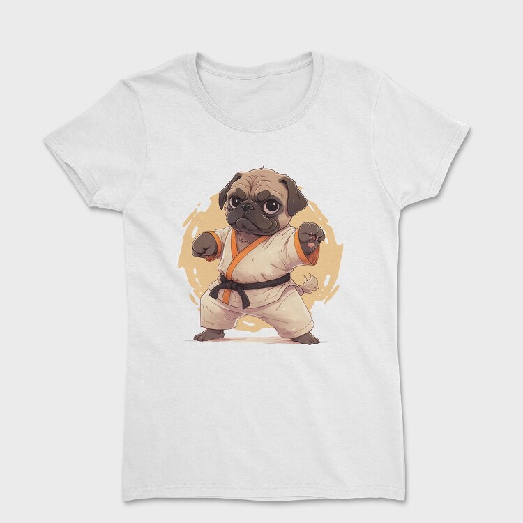 Tricou Femei, Pug Karate