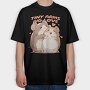 Cute Hamster Animal Friends Warm Hugs, Tricou Oversize Barbati (Unisex)