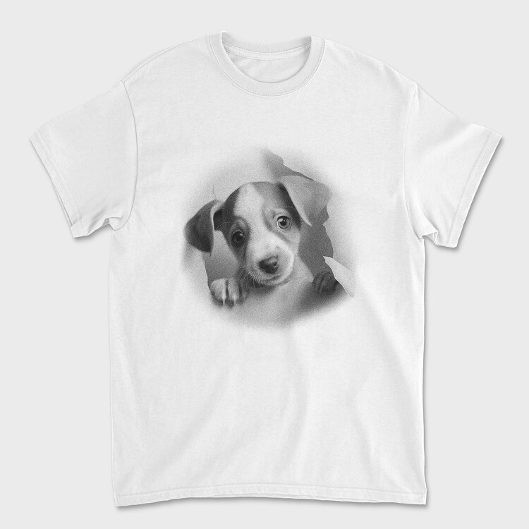 Tricou Barbati (Unisex), Puppy Coming Out