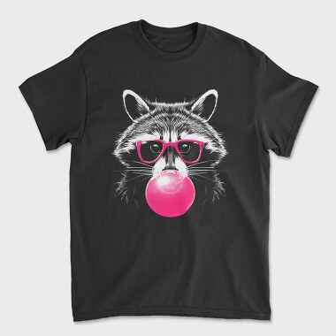 Tricou Barbati (Unisex), Raccoon Bubblegum