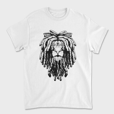 Tricou Barbati (Unisex), Rasta Lion