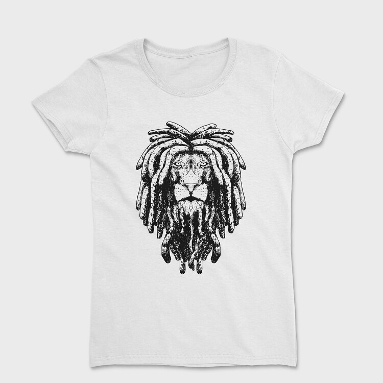 Tricou Femei, Rasta Lion