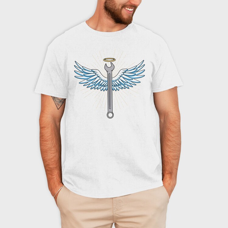 Angel Wrench, Tricou Barbati (Unisex)