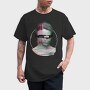 Glitch Front Face, Tricou Barbati (Unisex)