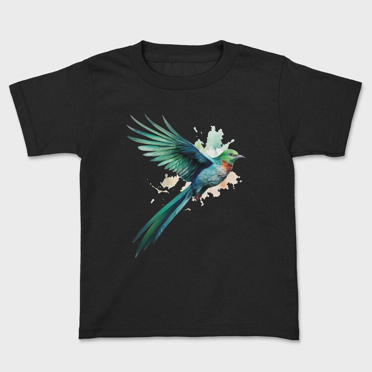 Tricou Copii, Realistic Quetzal