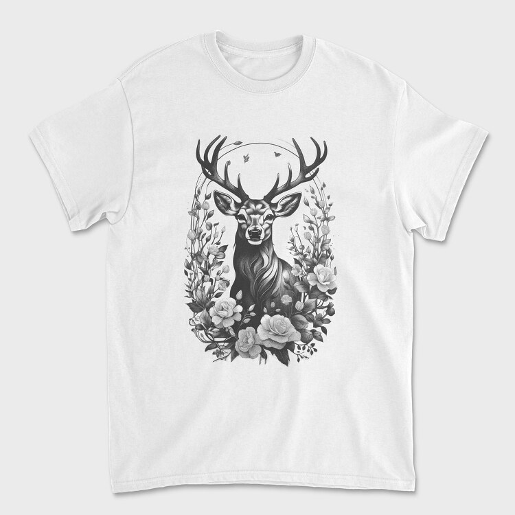 Tricou Barbati (Unisex), Reindeer Flowers