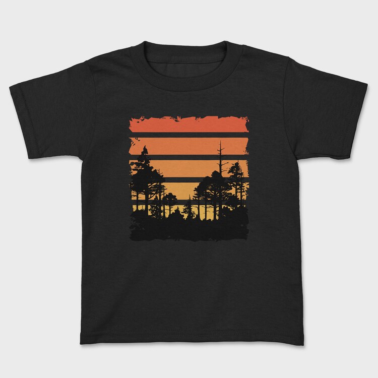 Tricou Copii, Retrosunset Woods