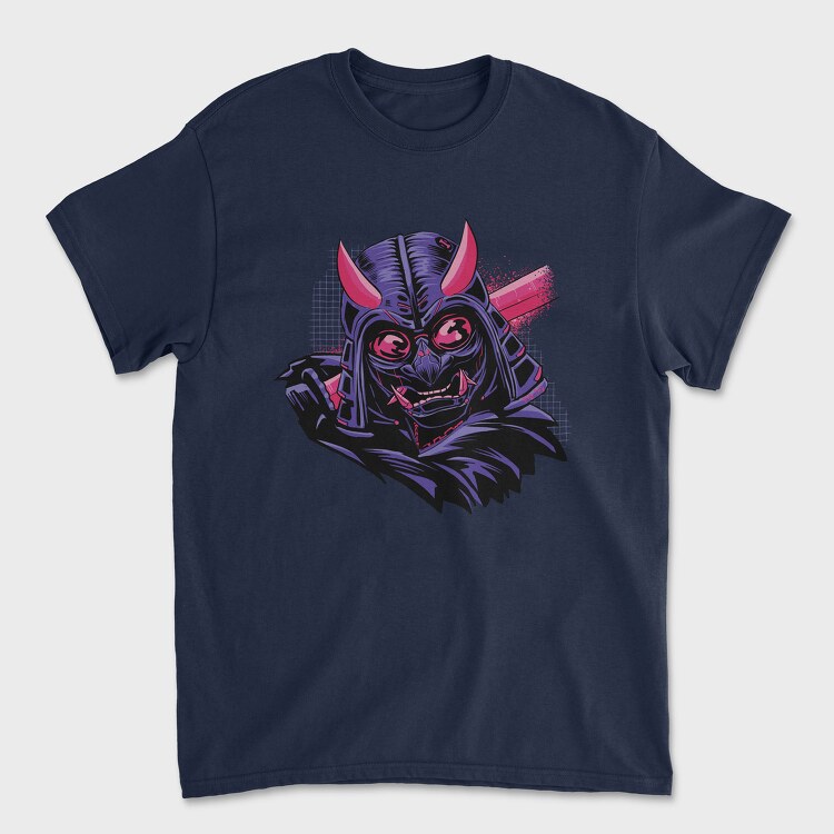 Tricou Barbati (Unisex), Samurai Cyberpunk Vaporwave