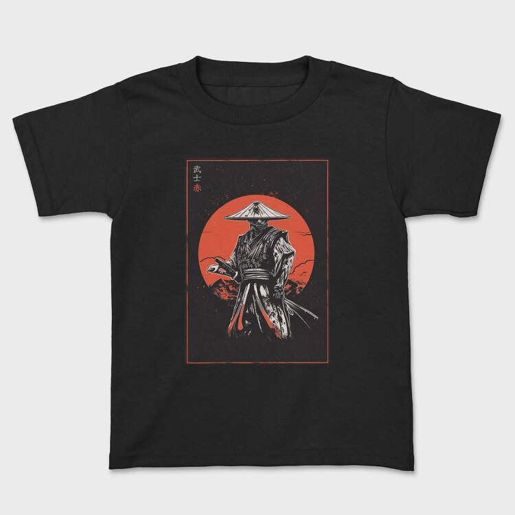 Tricou Copii, Samurai Red Sun