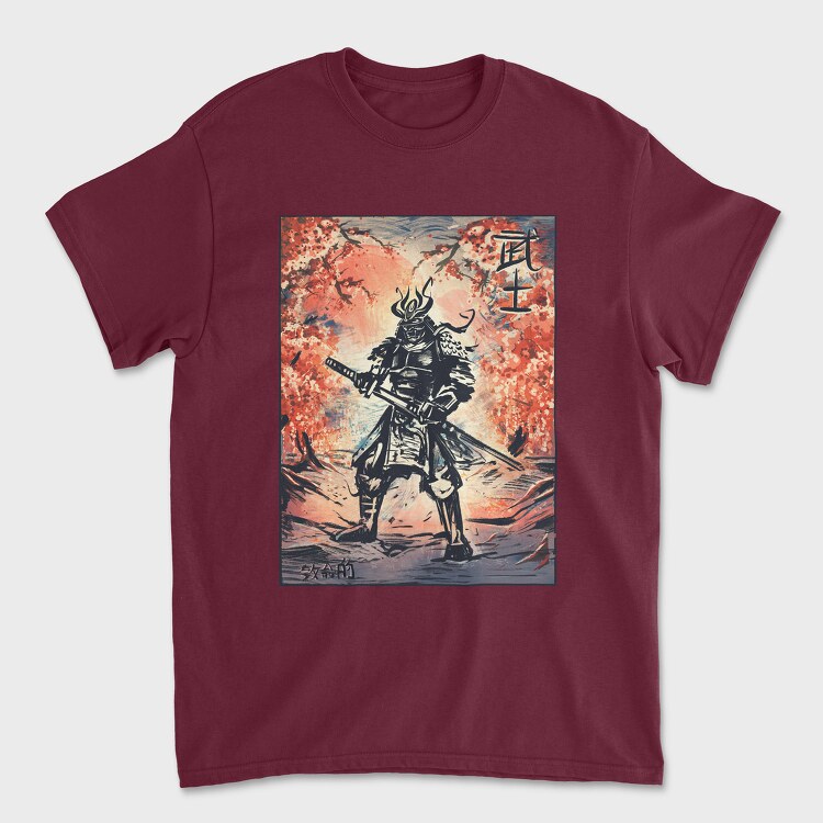 Tricou Barbati (Unisex), Samurai Traditional Trees