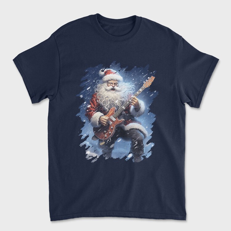 Tricou Barbati (Unisex), Santa Claus Rocking