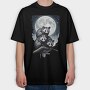 Moonlit Three Opossum, Tricou Oversize Barbati (Unisex)