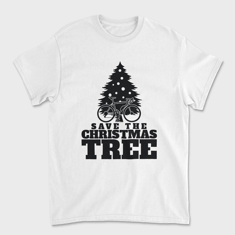 Tricou Barbati (Unisex), Save the Christmas Tree