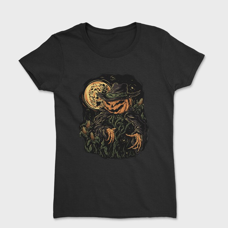 Tricou Femei, Scarecrow Pumpikin