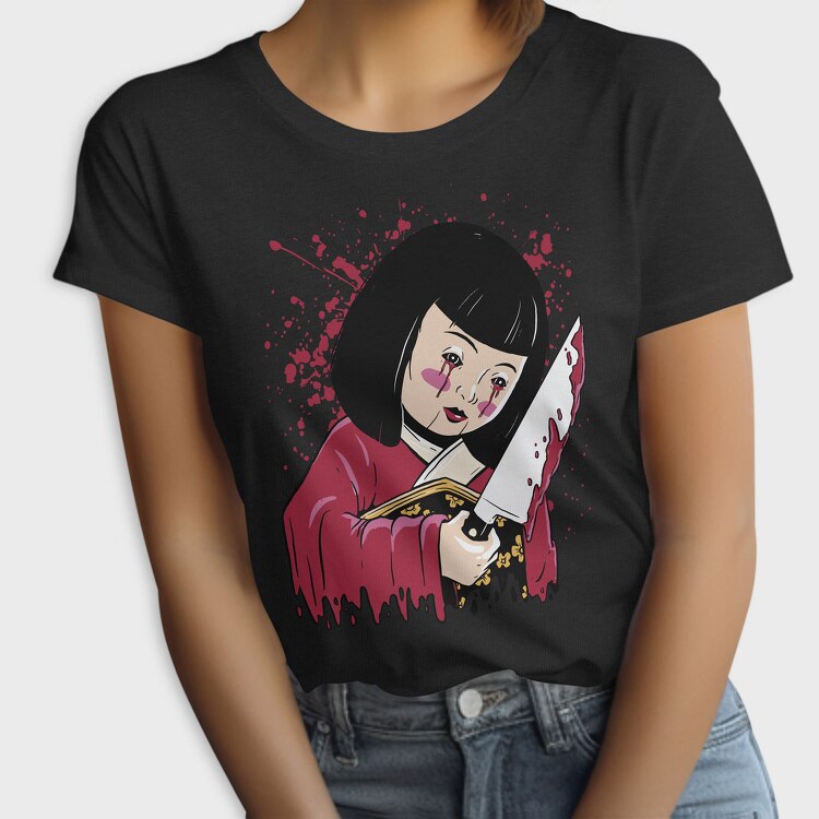 Scary Japanese Doll, Tricou Femei