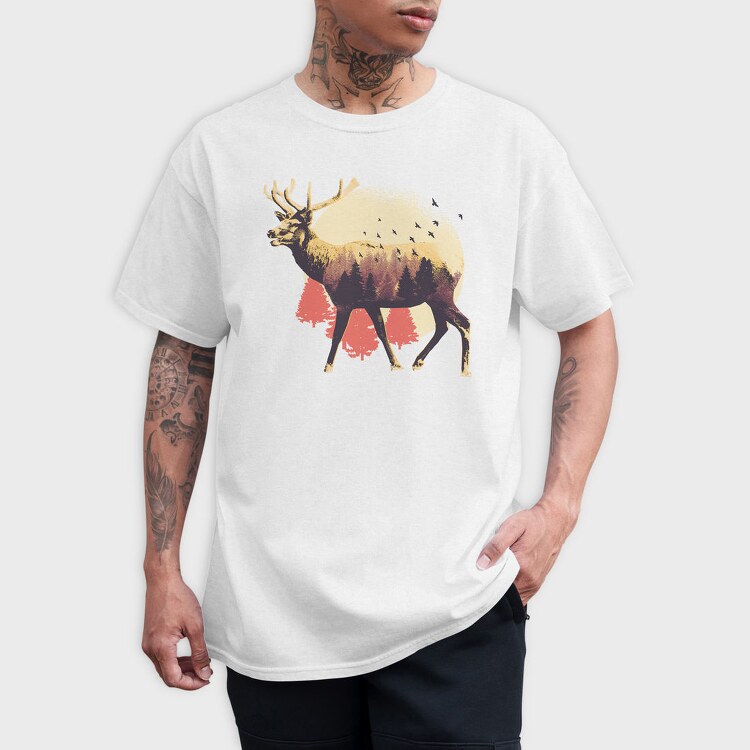 Moose, Tricou Barbati (Unisex)