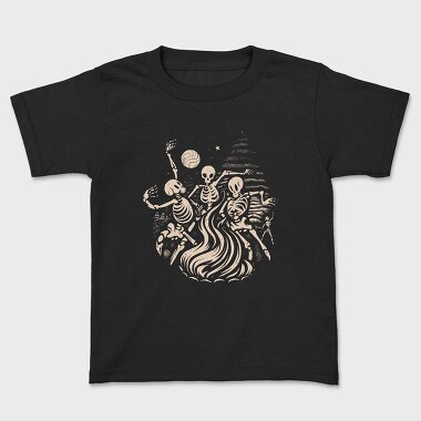 Skeletons Dancing Fire, Tricou Copii