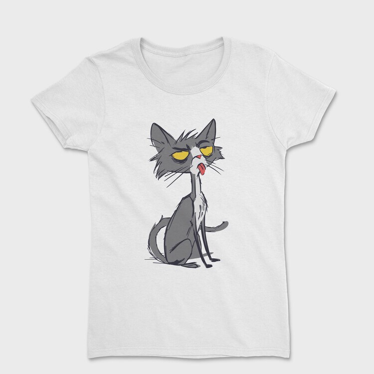 Skinny Funny Cat, Tricou Femei