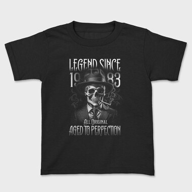 Skull Aged Monochrome, Tricou Copii