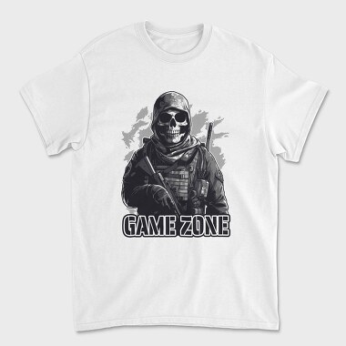 Skull Soldier Game, Tricou Barbati (Unisex)