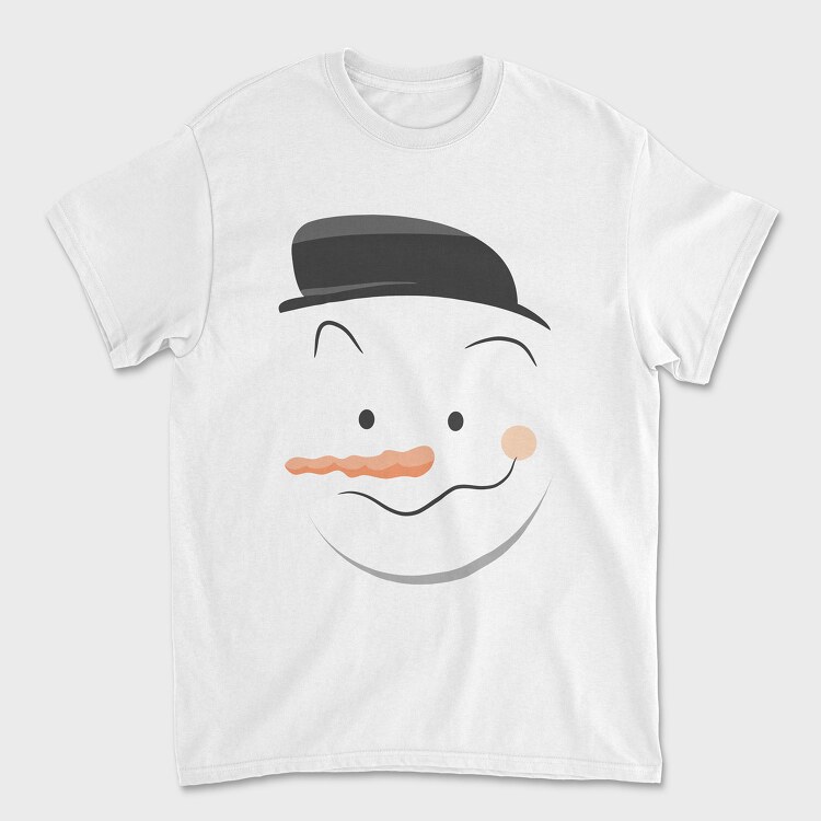 Snow Man Face 1, Tricou Barbati (Unisex)