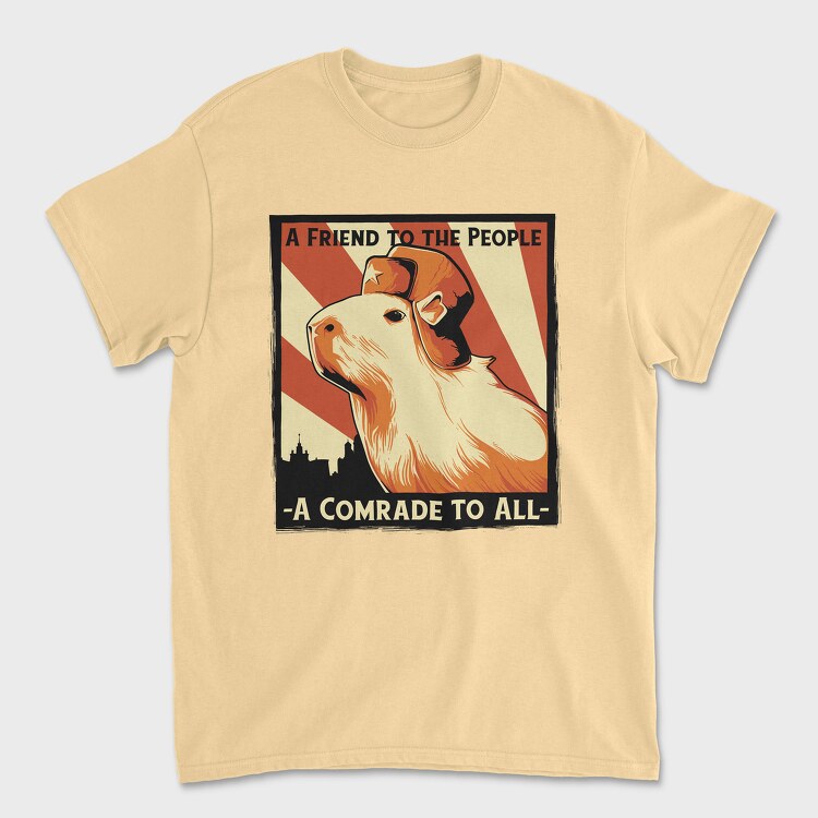 Soviet Capybara, Tricou Barbati (Unisex)