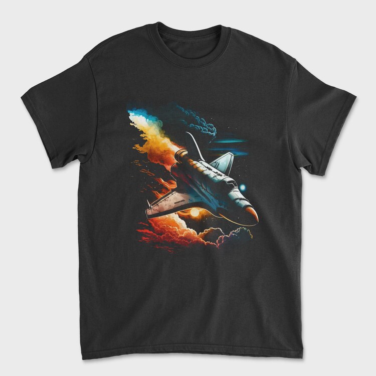 Space Shuttle Colorful, Tricou Barbati (Unisex)