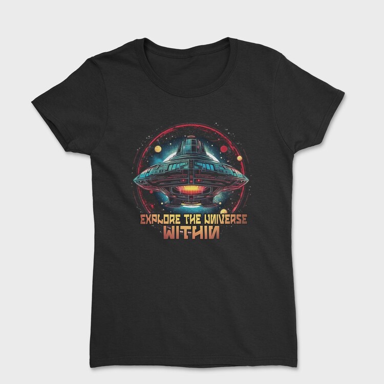 Spacecship Universe Within, Tricou Femei