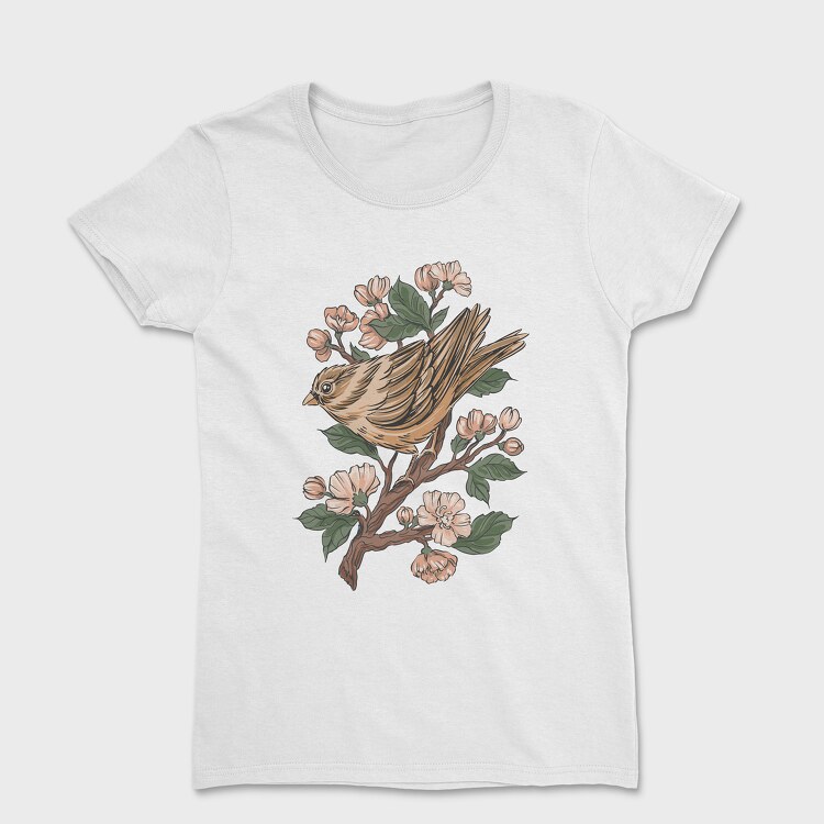 Sparrow Cherry Blossom, Tricou Femei