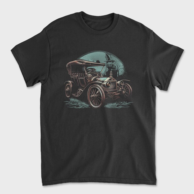 Steampunk Car, Tricou Barbati (Unisex)