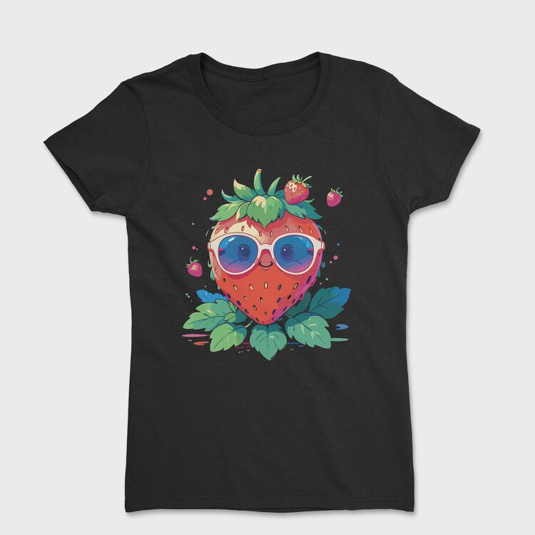 Strawbwerry Sunglasses, Tricou Femei