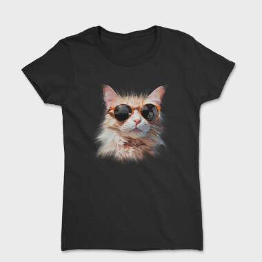 Sunglass Cat, Tricou Femei