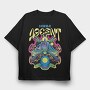 Psychedelic Inner Ascent, Tricou Oversize Barbati (Unisex)