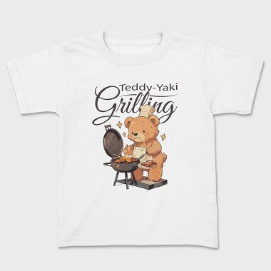 Teddy Bear Grilling, Tricou Copii