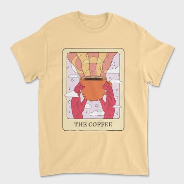 The Coffee Tarot Card, Tricou Barbati (Unisex)