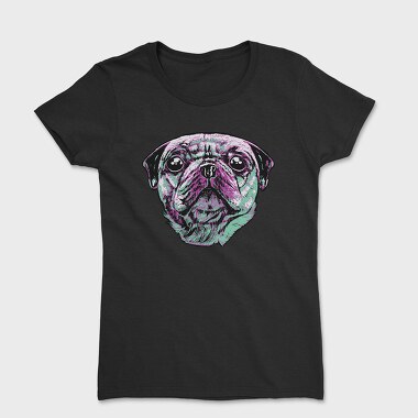 Three Color Pug, Tricou Femei